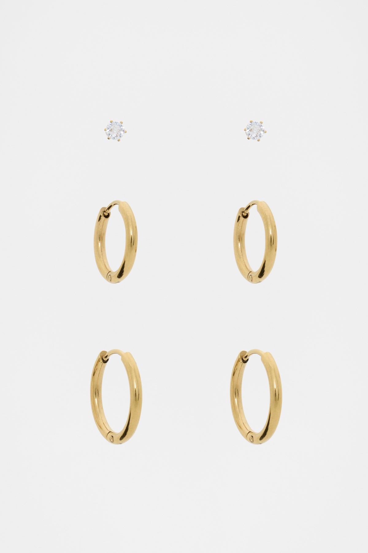 Waterproof Trio Stud Ear Pack