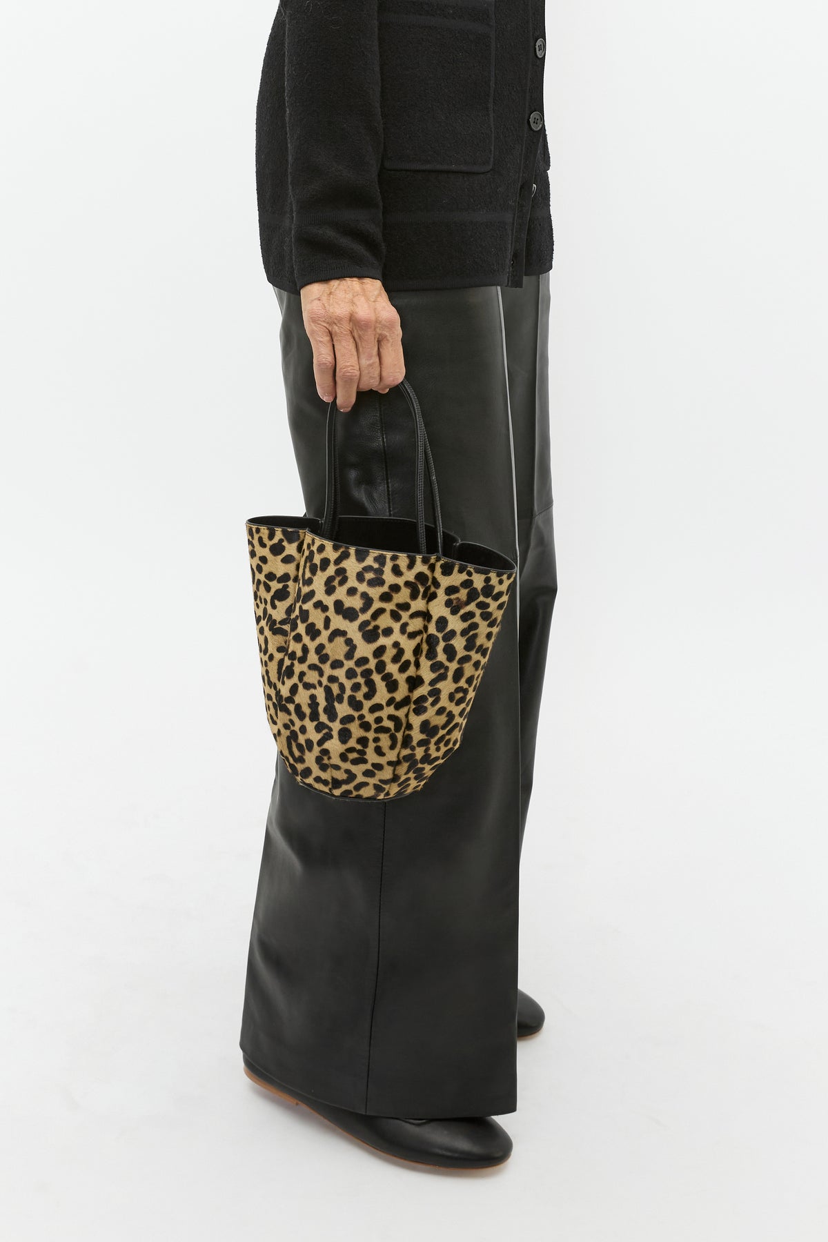 Leather Mini Bucket Bag