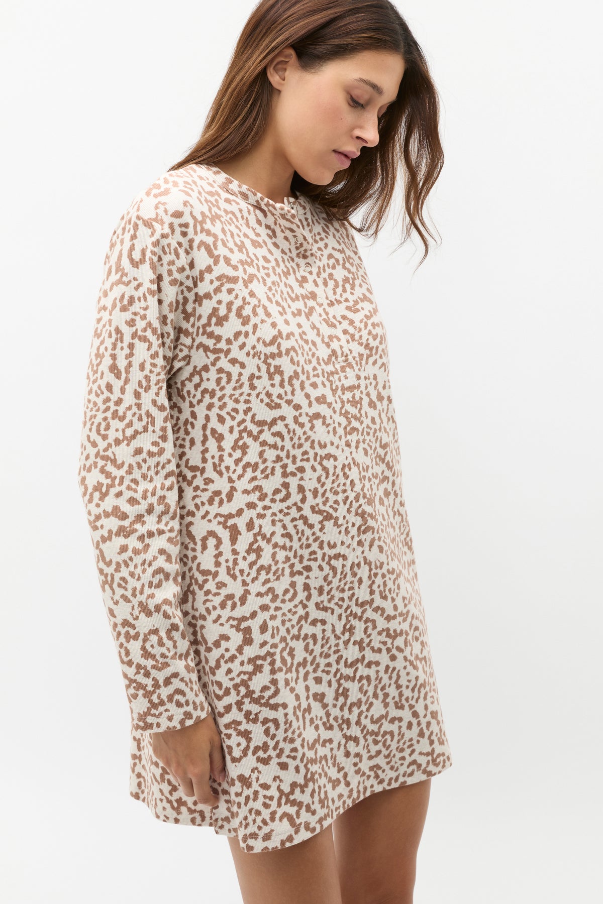 Henley Rib Nightie