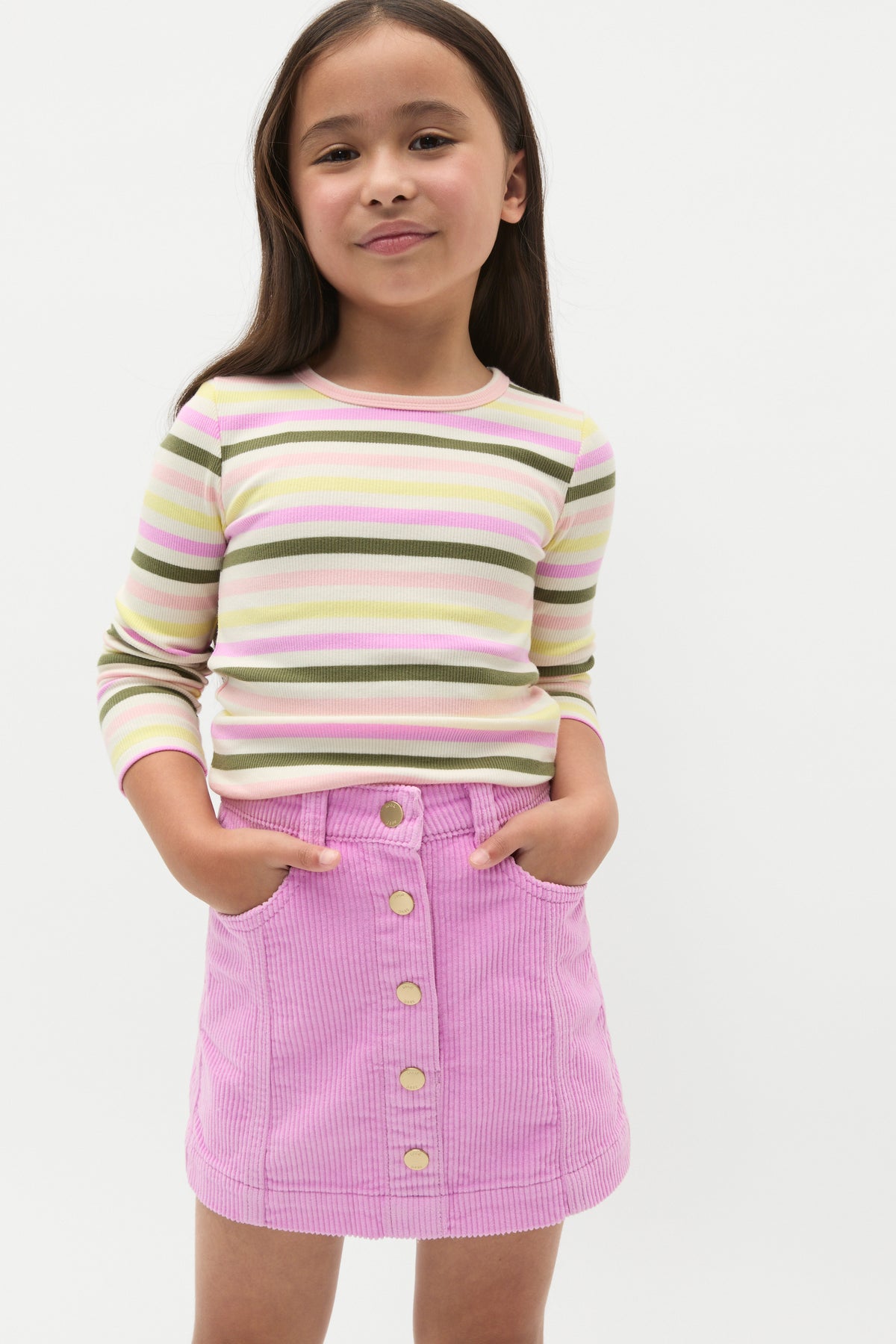 Stripe Rib Tee