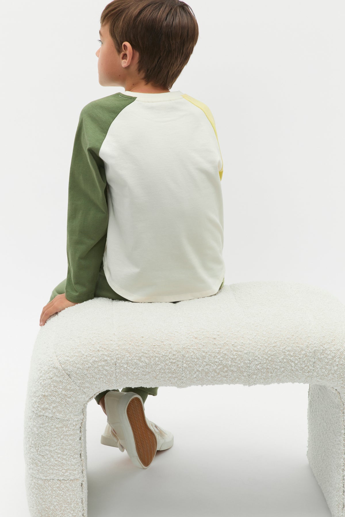 Colourblock Long Sleeve Tee