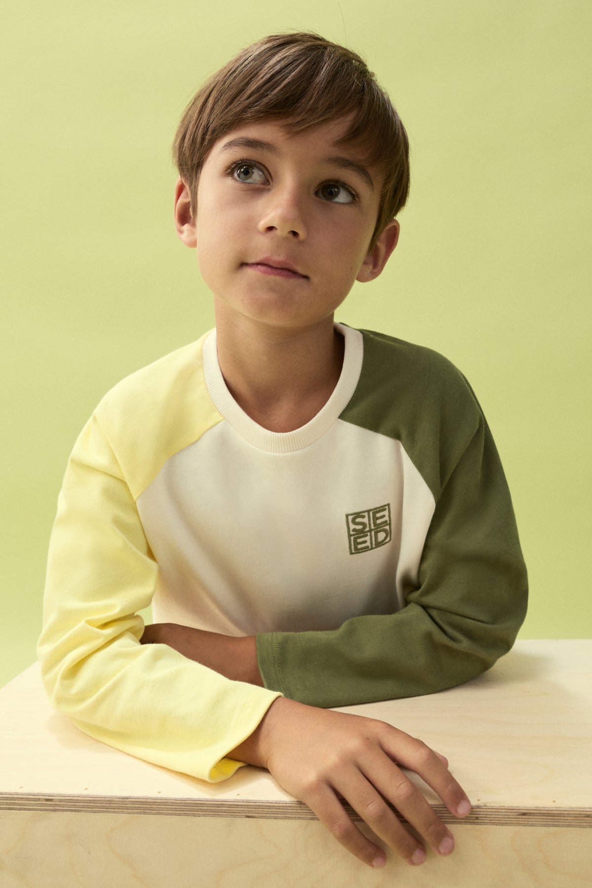 Colourblock Long Sleeve Tee