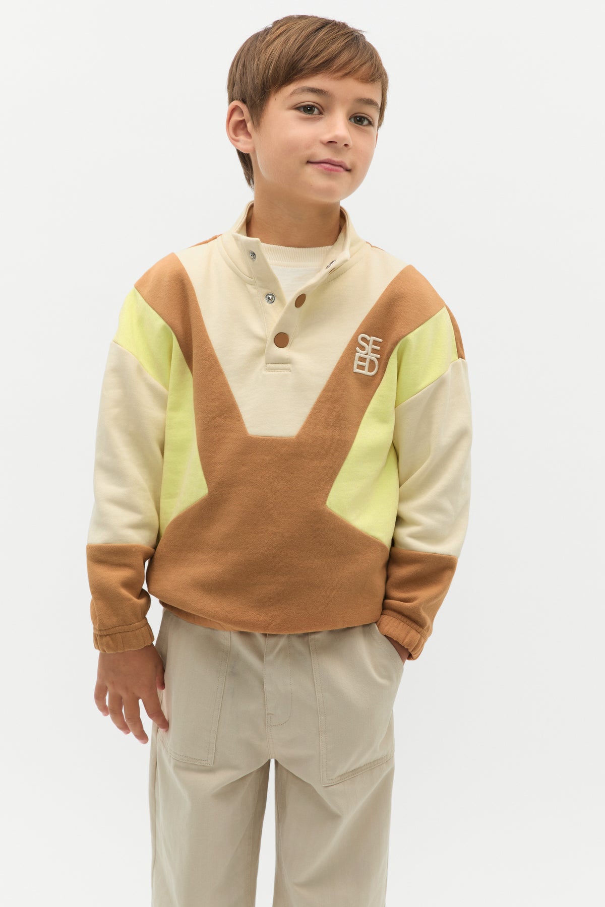 Spliced Logo Sweat