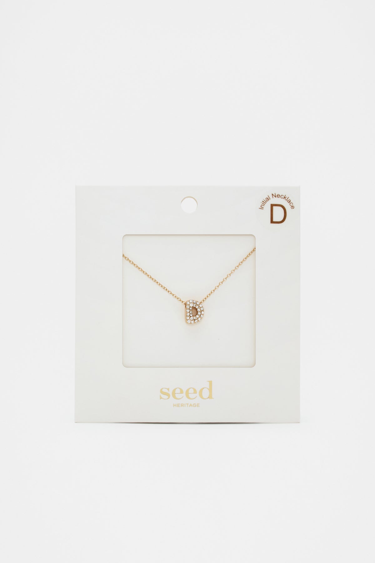 Initial Jewel Bubble Necklace