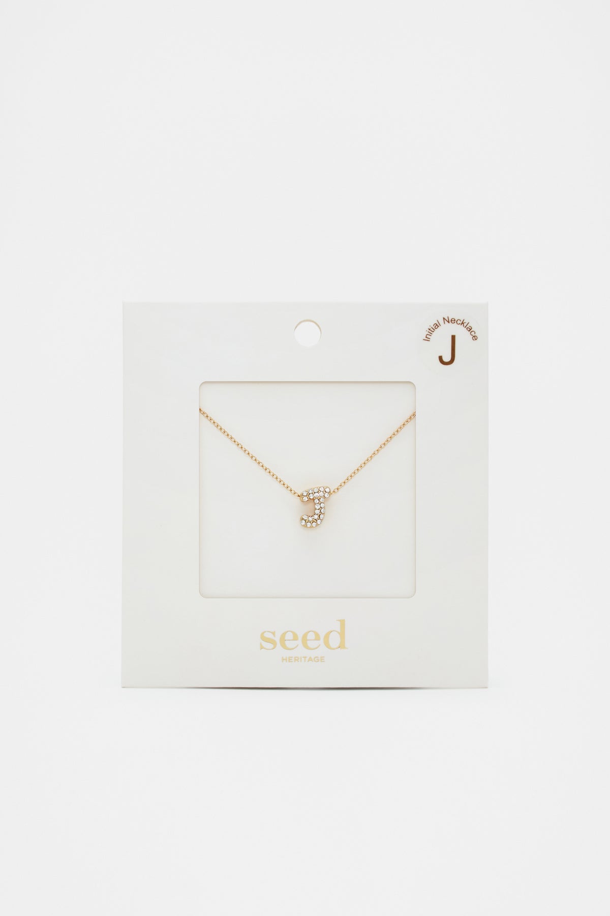 Initial Jewel Bubble Necklace