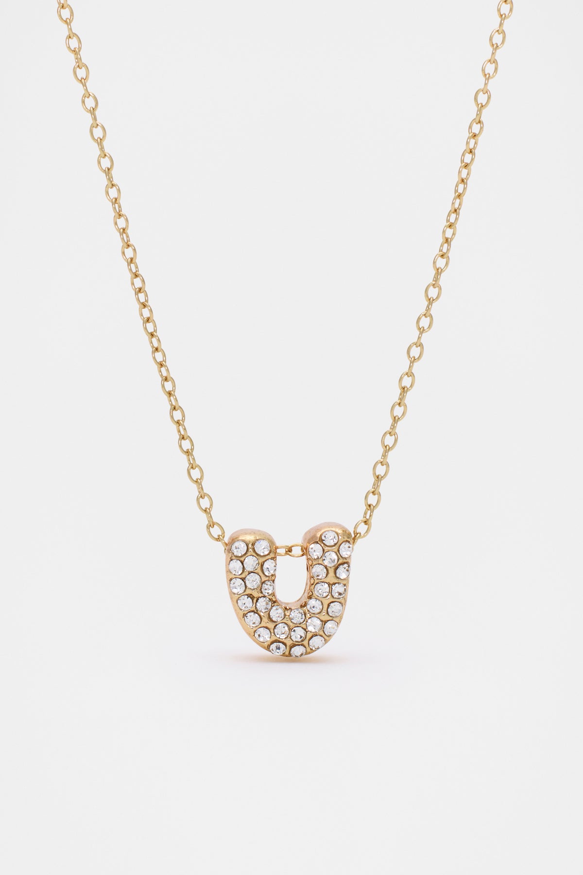 Initial Jewel Bubble Necklace