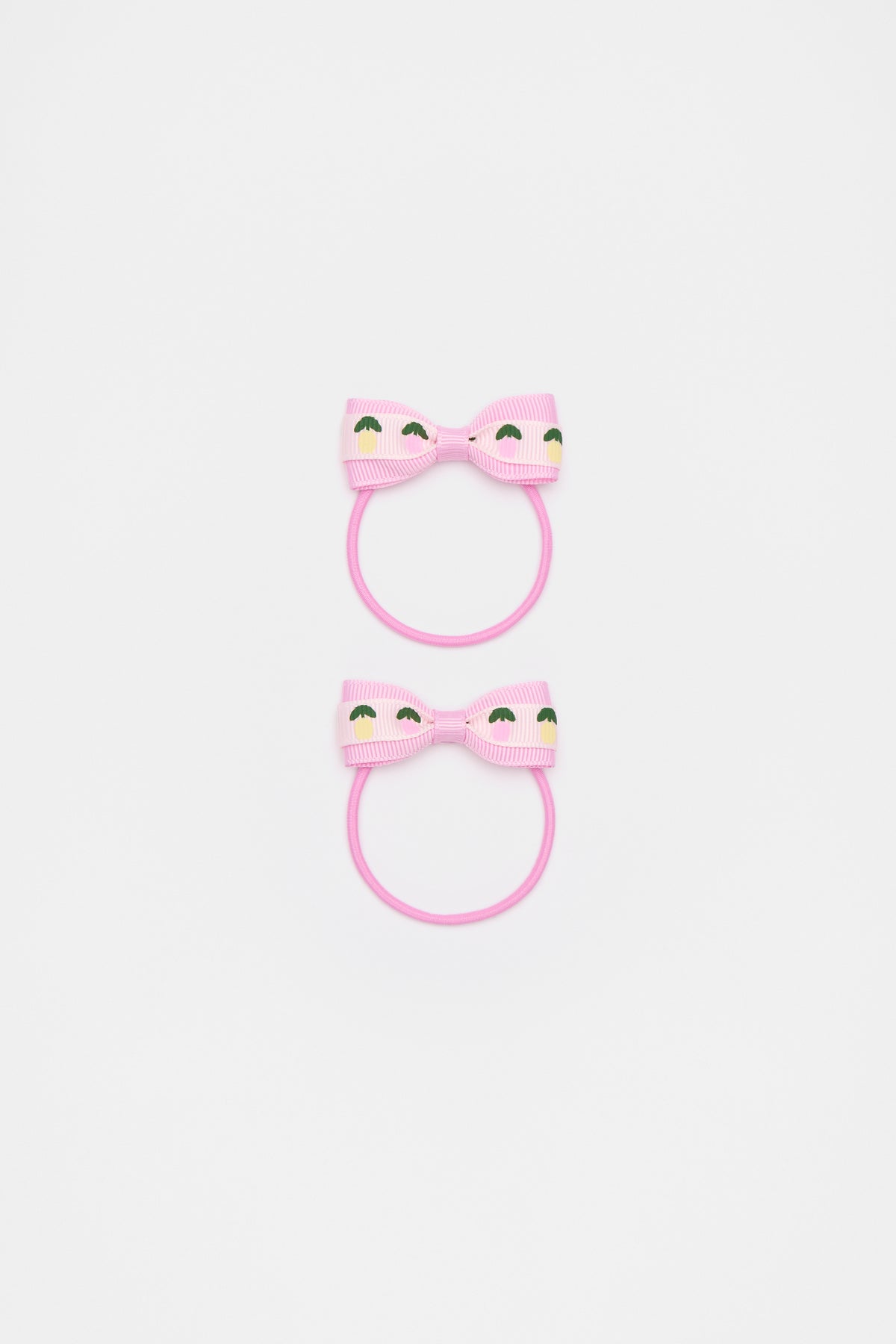 Flower Printed Bow Elastics