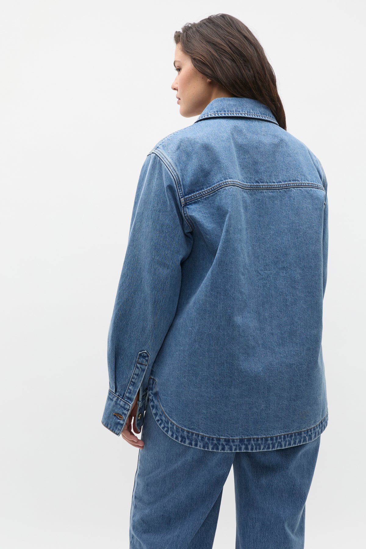 Denim Yoke Detail Shirt