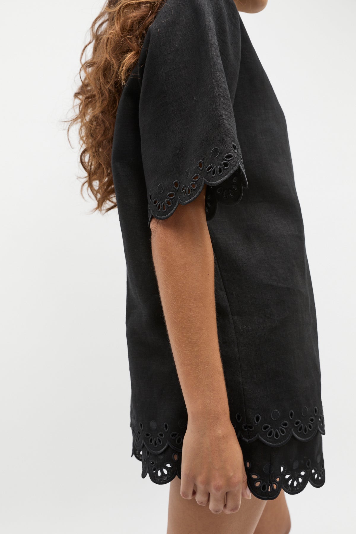 Scallop Broderie Shirt