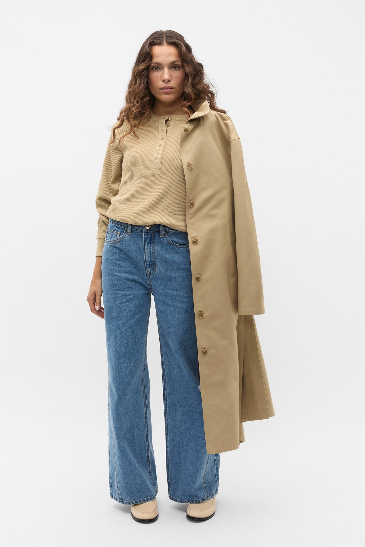 Supersoft Henley Relaxed Top
