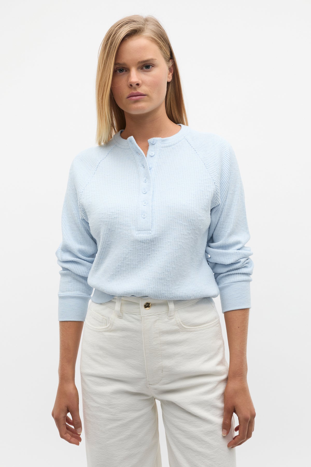Supersoft Henley Relaxed Top