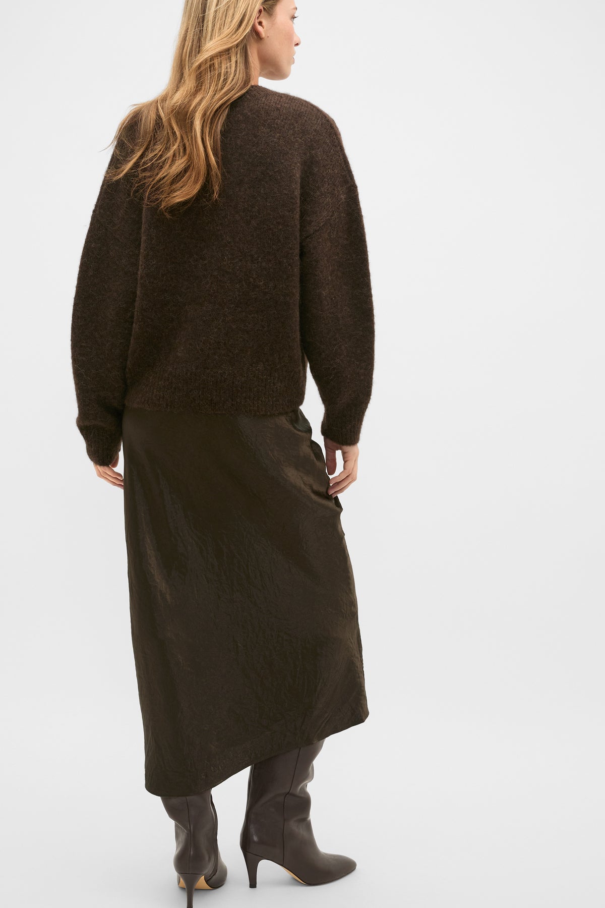 Lofty V Neck Slouch Knit