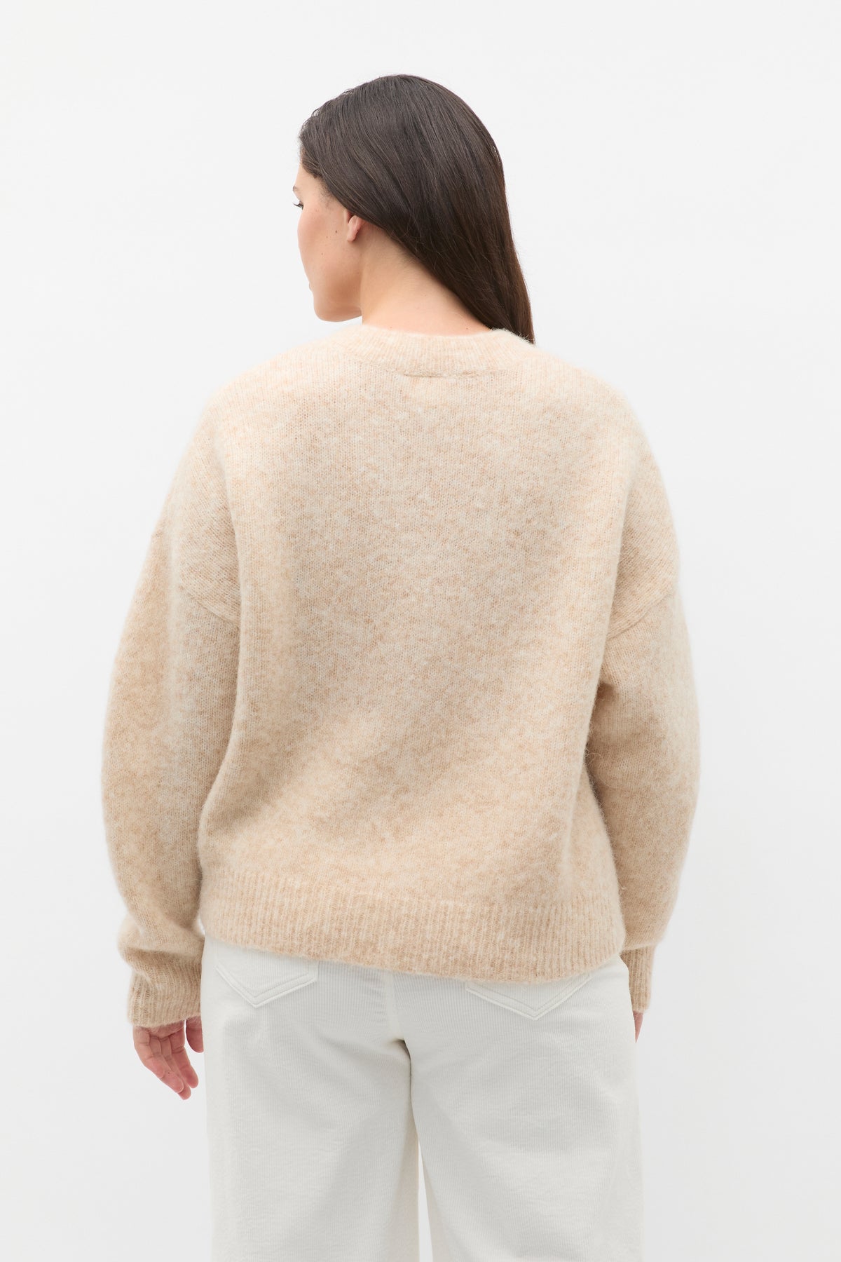 Lofty V Neck Slouch Knit