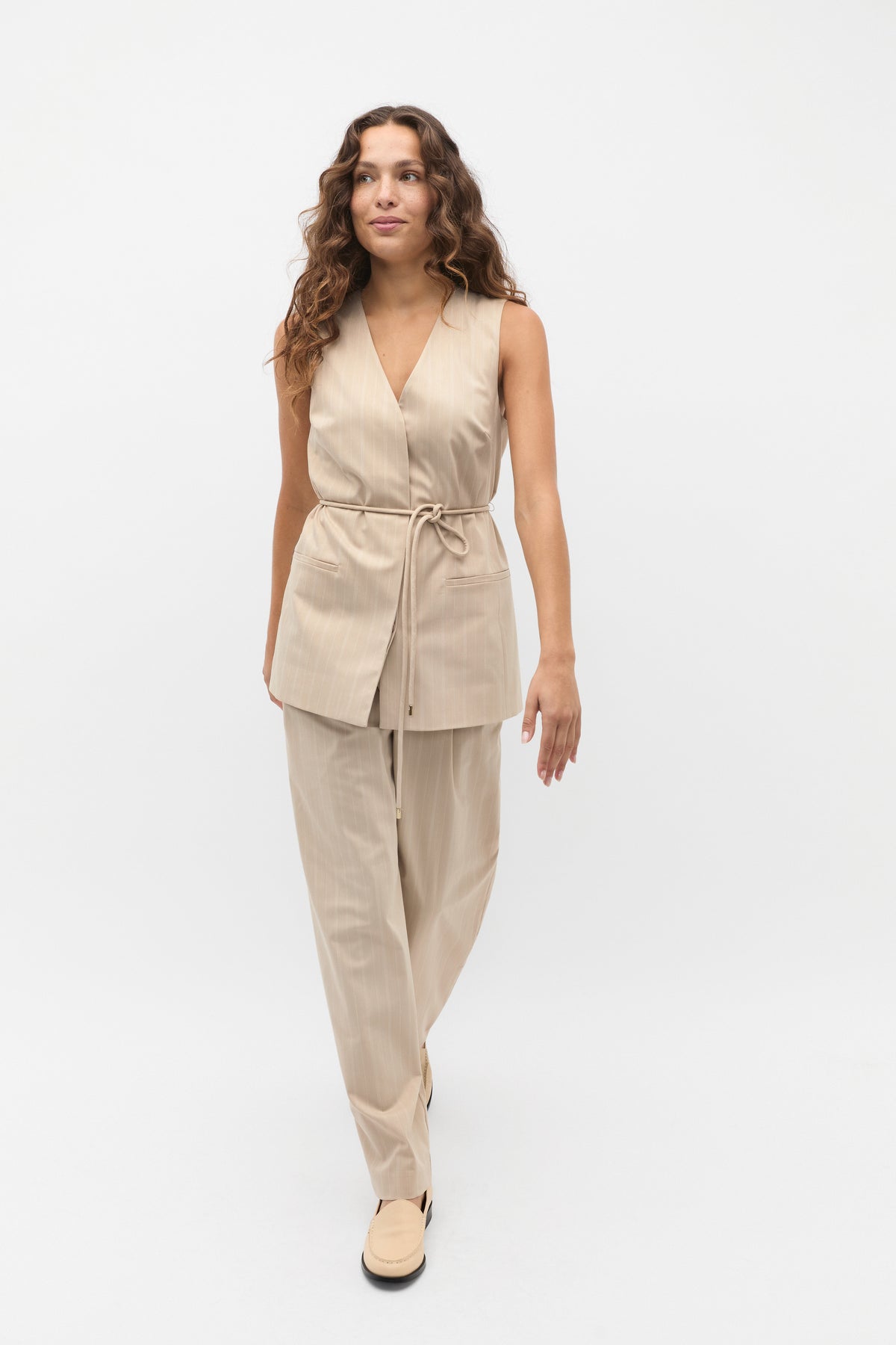Pinstripe Vest