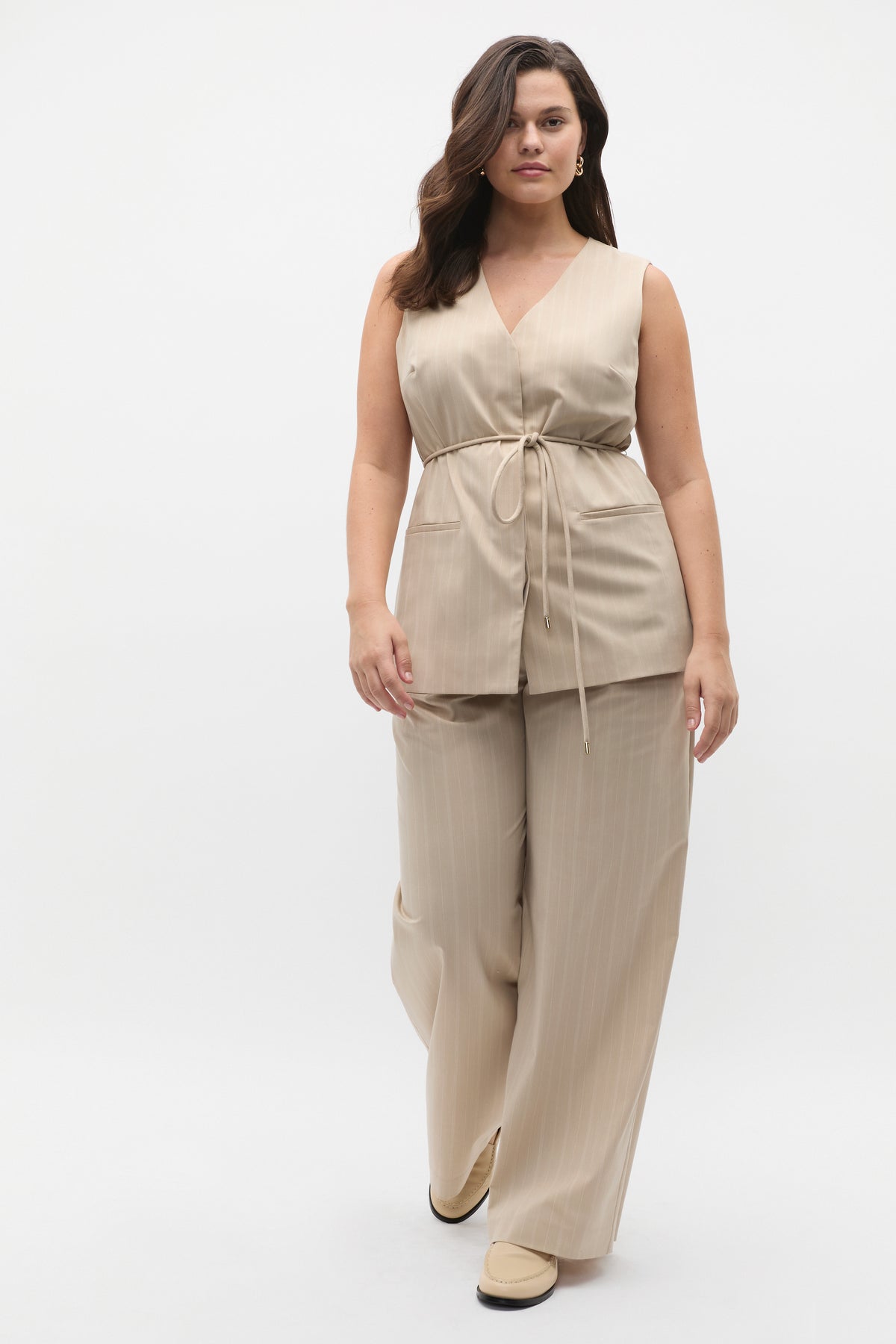 Pinstripe Vest