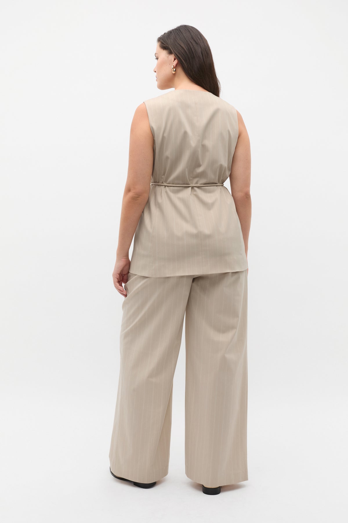 Pinstripe Vest