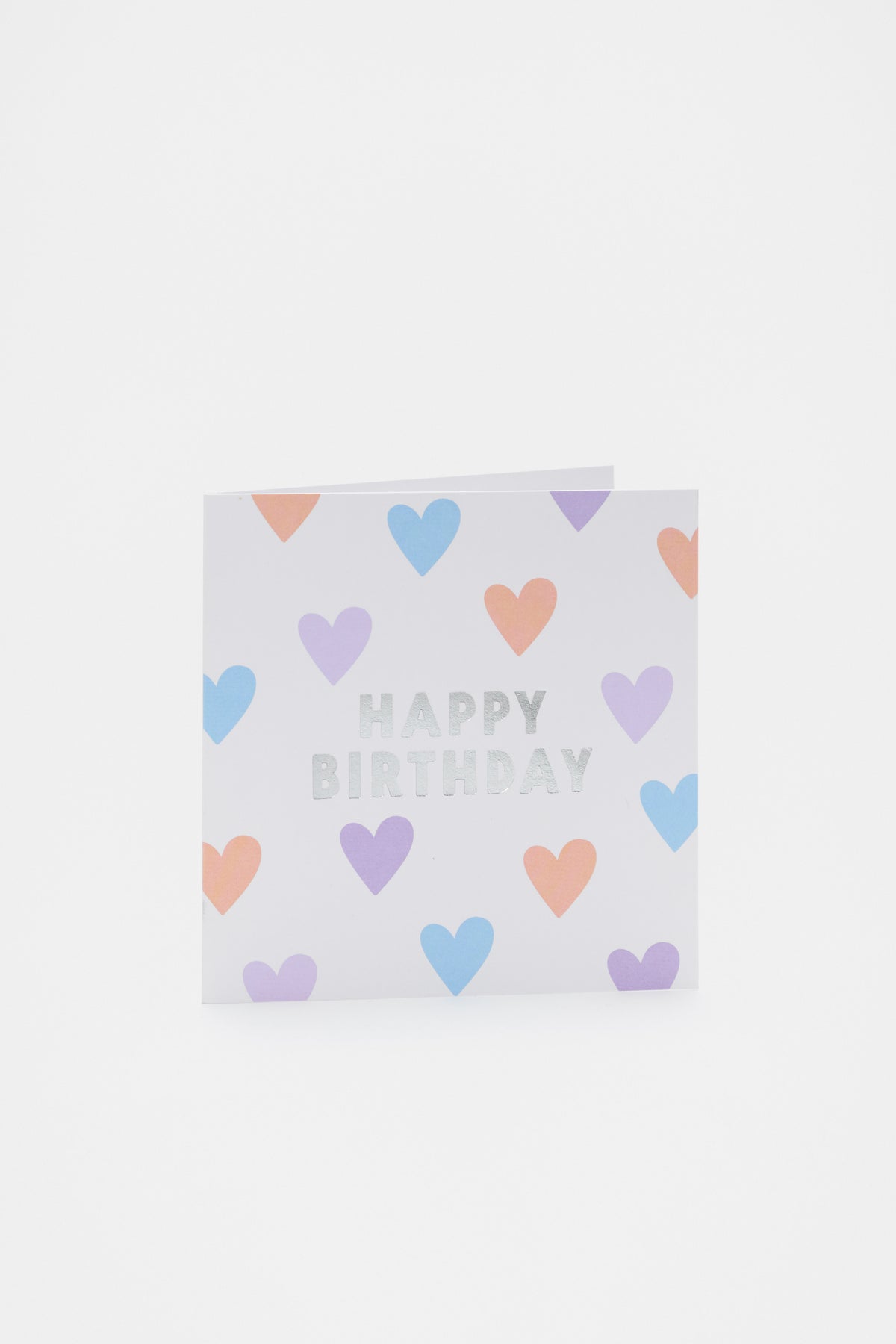 Happy Birthday Hearts Card