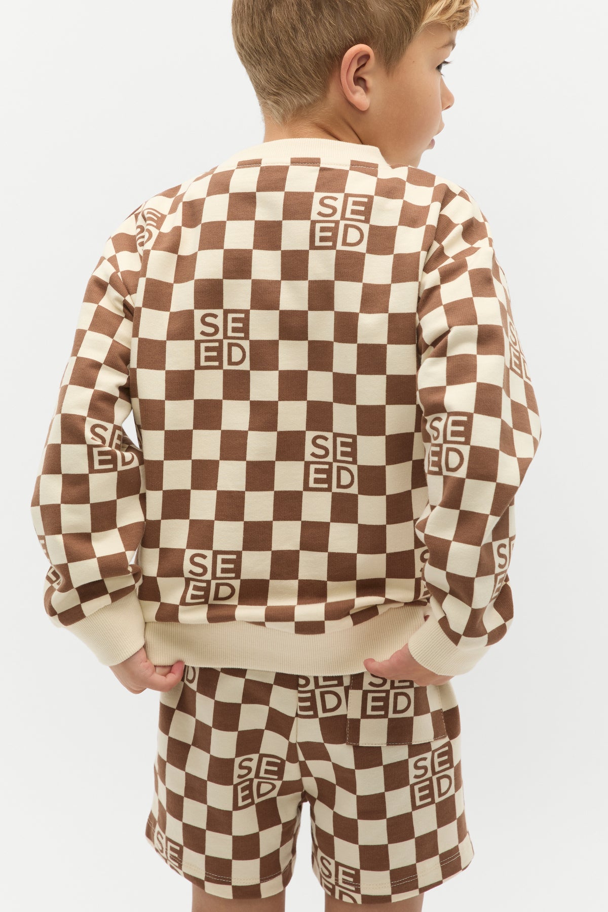 Check Logo Sweat