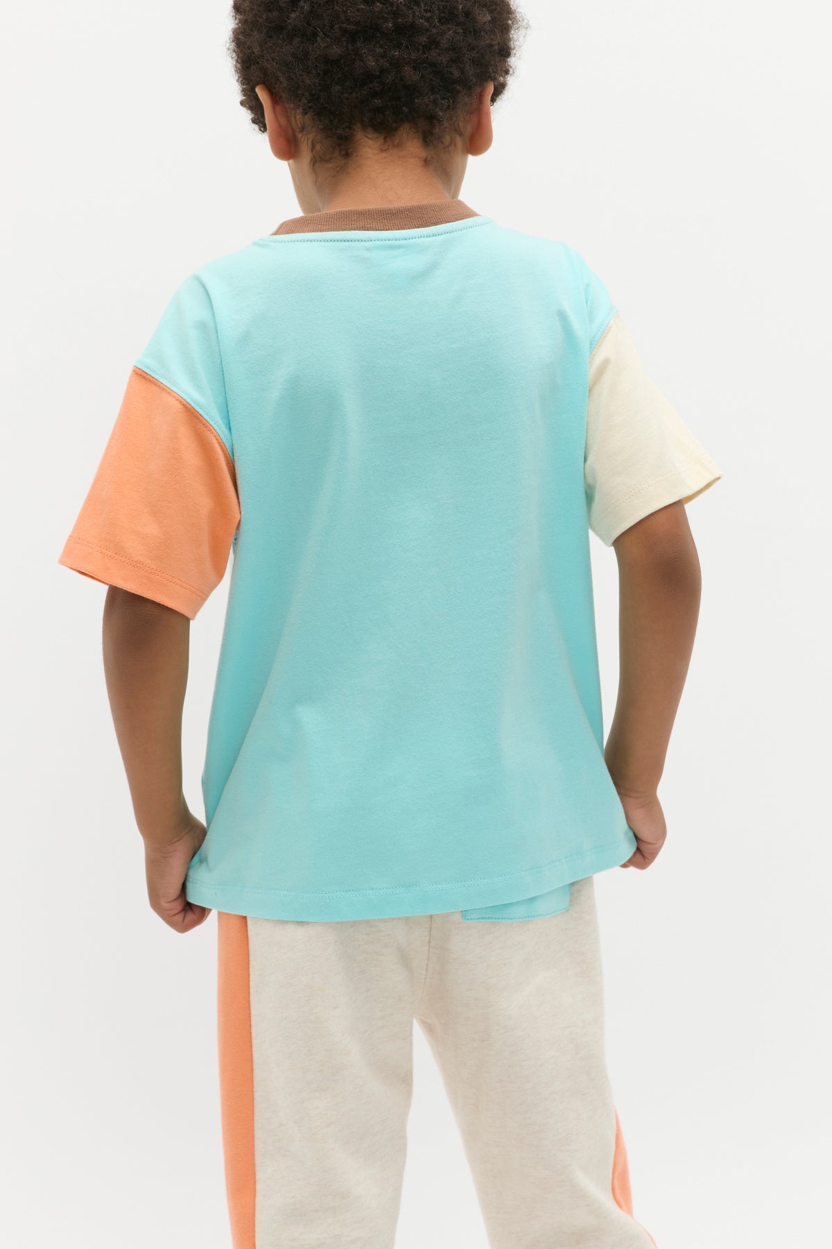 Colourblock Logo Tee