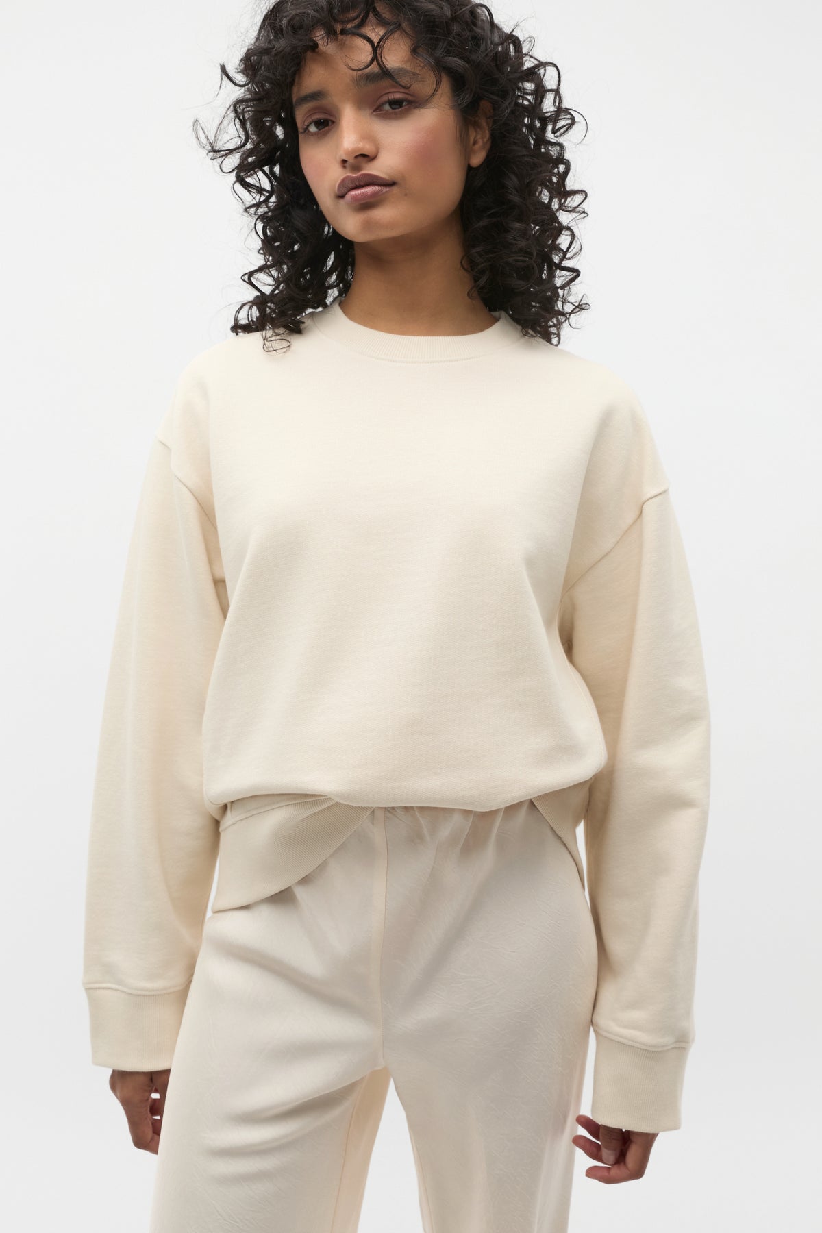 Longline Crew Neck Sweat