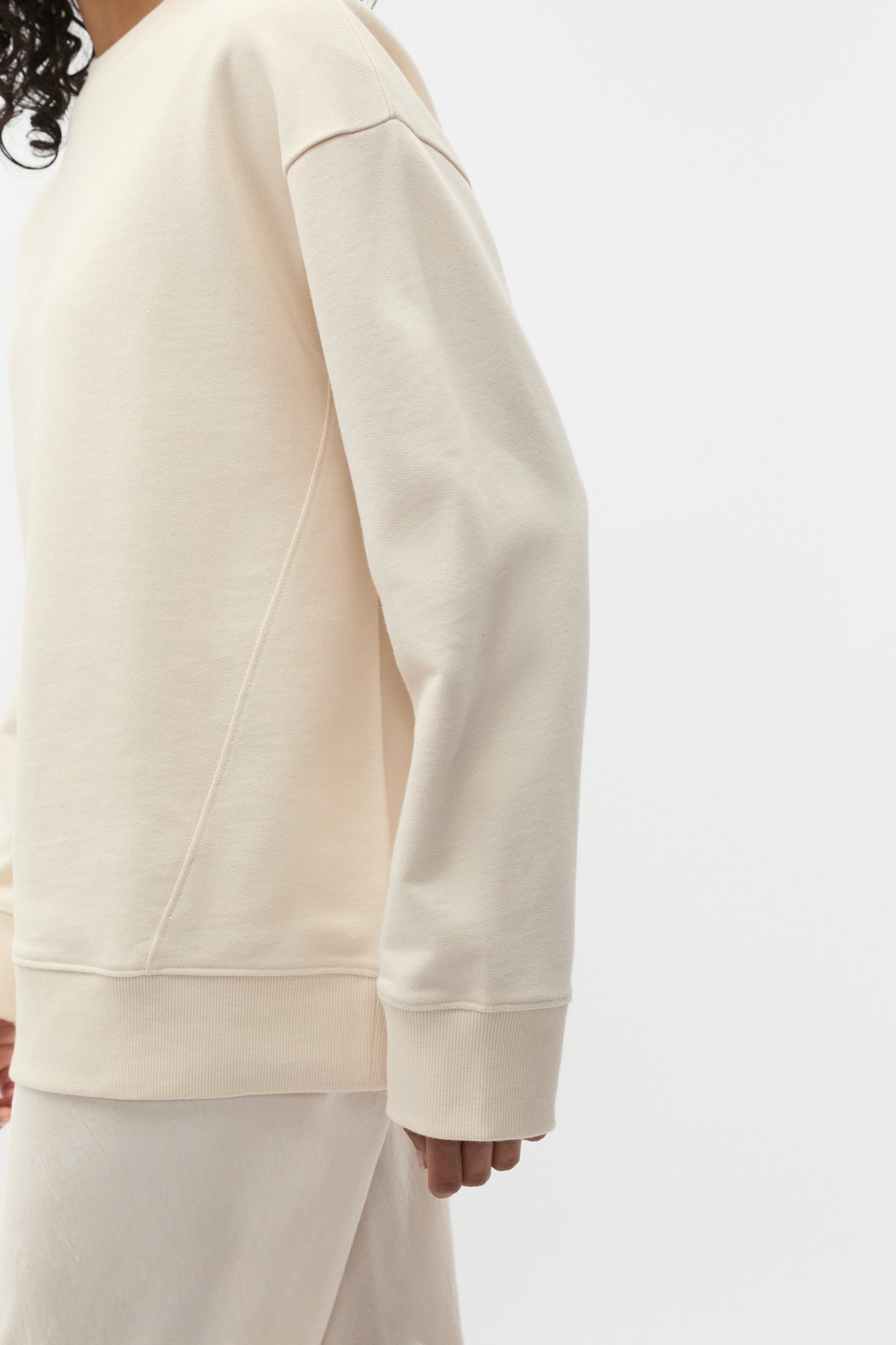 Longline Crew Neck Sweat