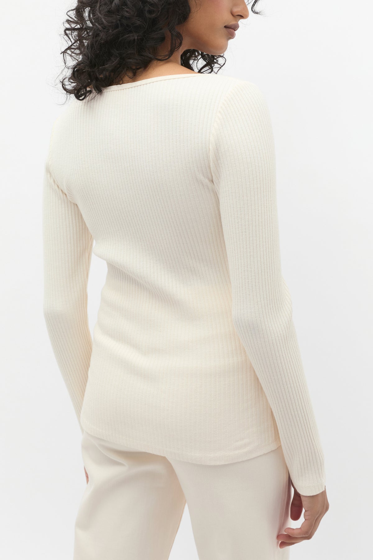 Sweetheart Neck Rib Top