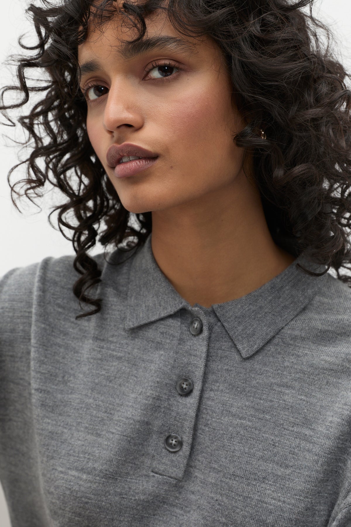 Merino Wool Slouch Polo