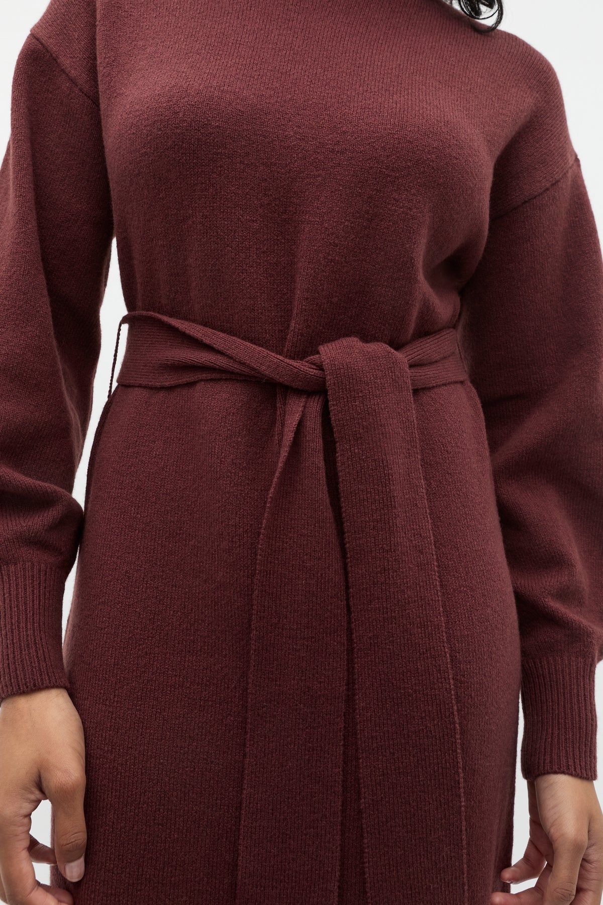 Tie Knit Midi Dress