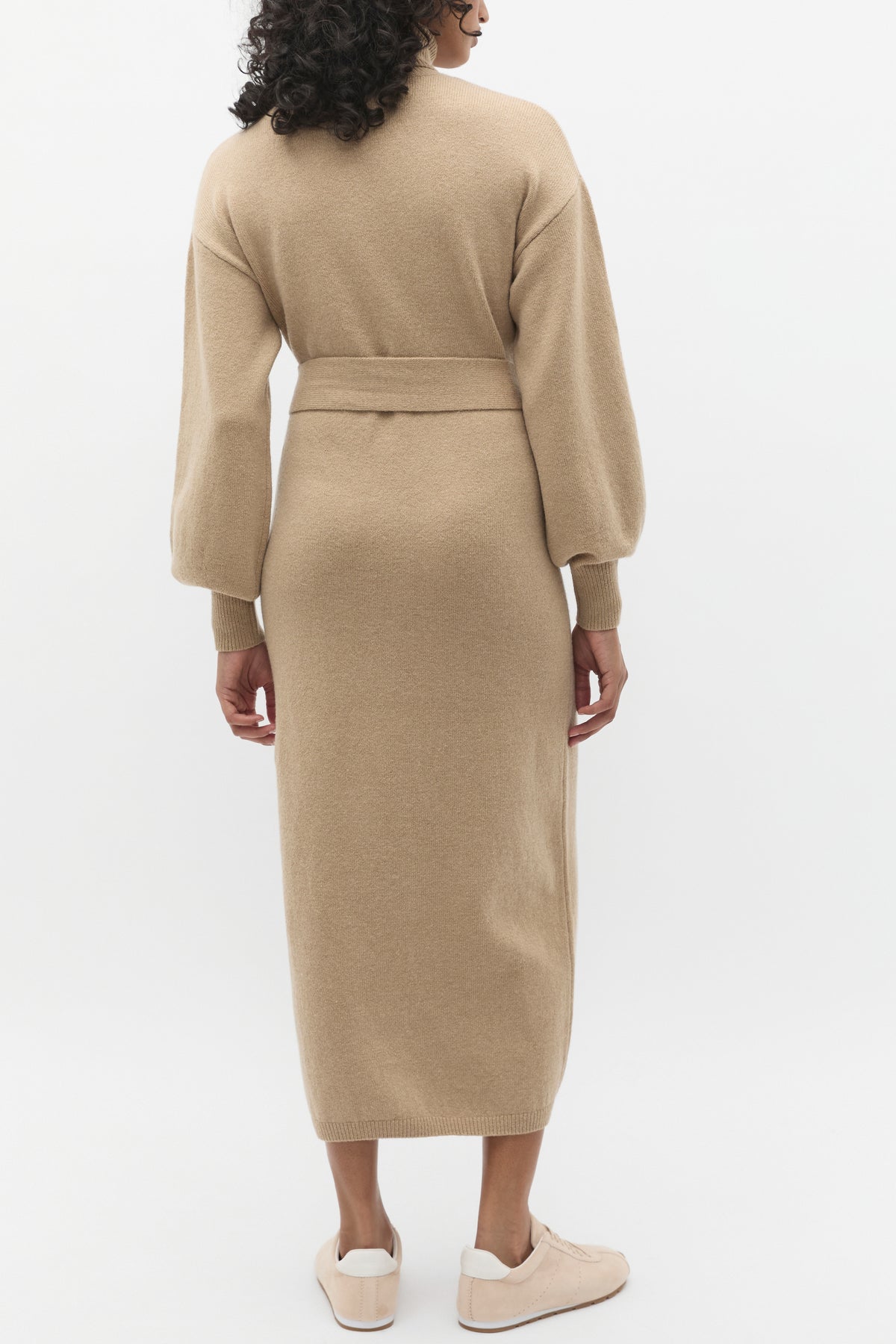 Tie Knit Midi Dress