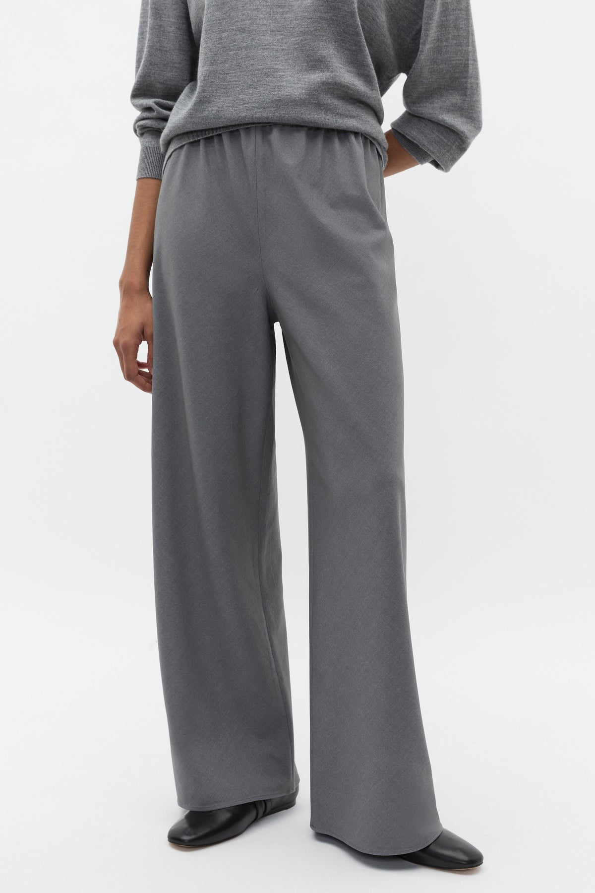 Crossdye Easy Wide Leg Pant
