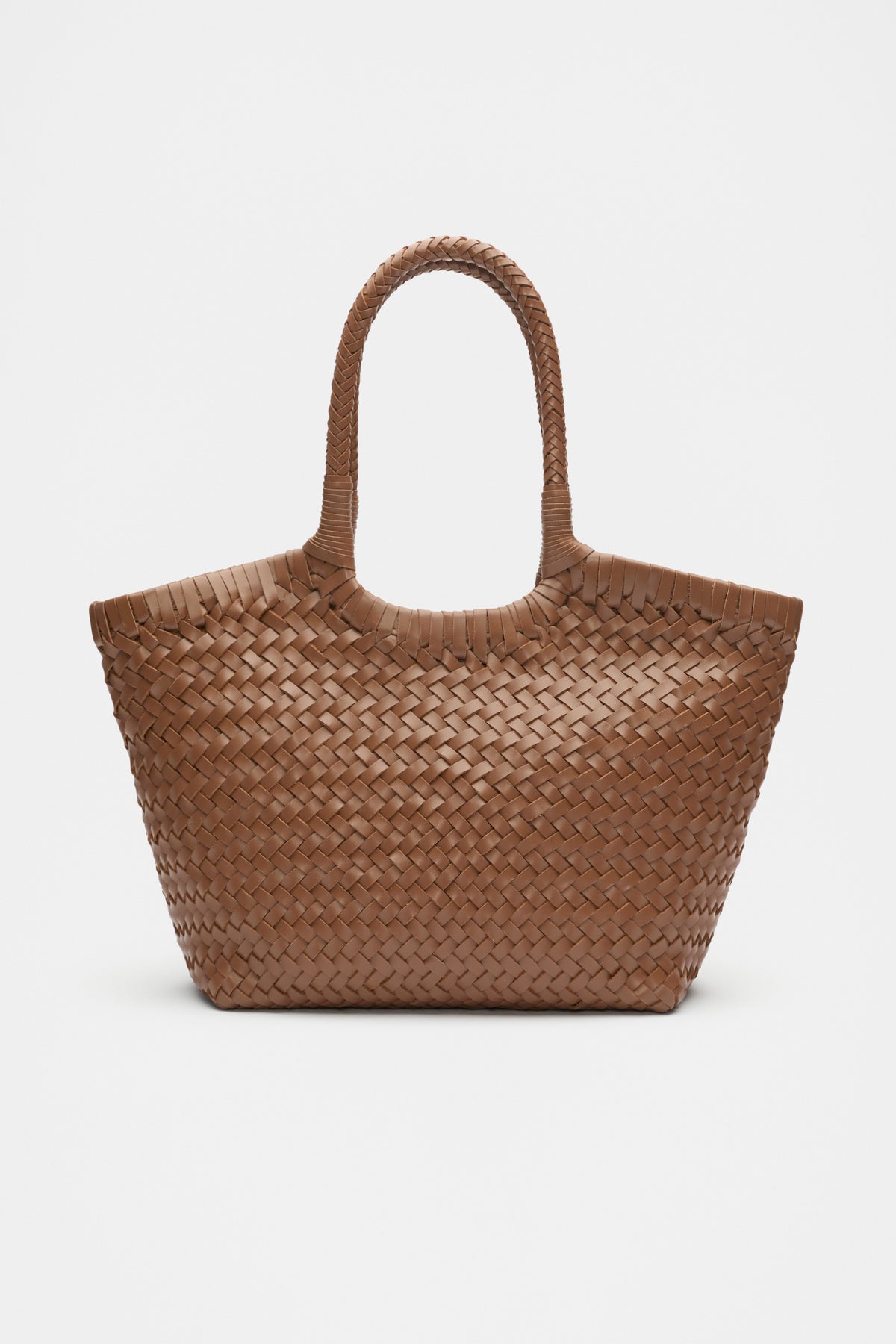 Leather Basket Bag