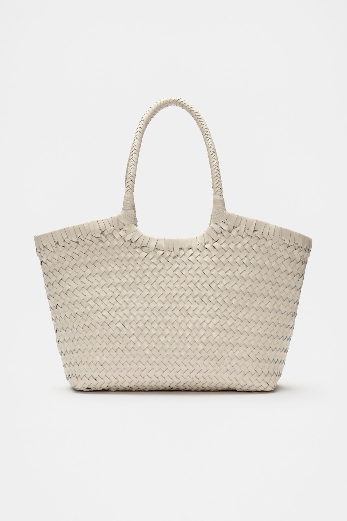 Leather Basket Bag