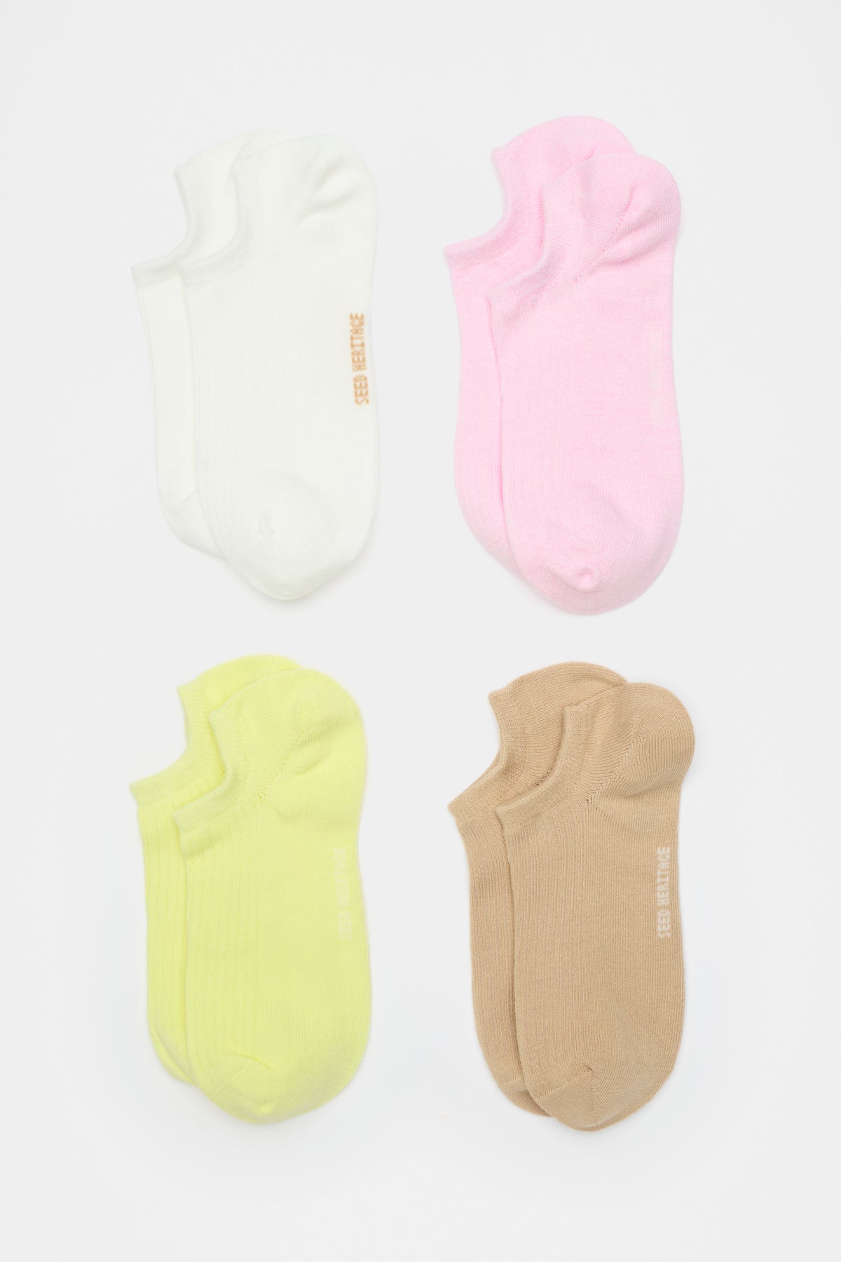 4 Pack Sneaker Socks