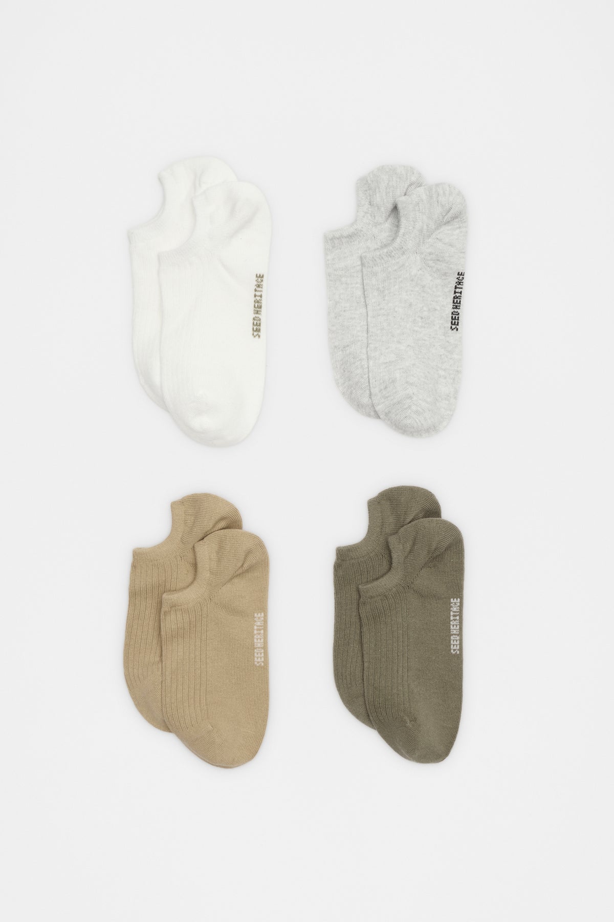 4 Pack Sneaker Socks