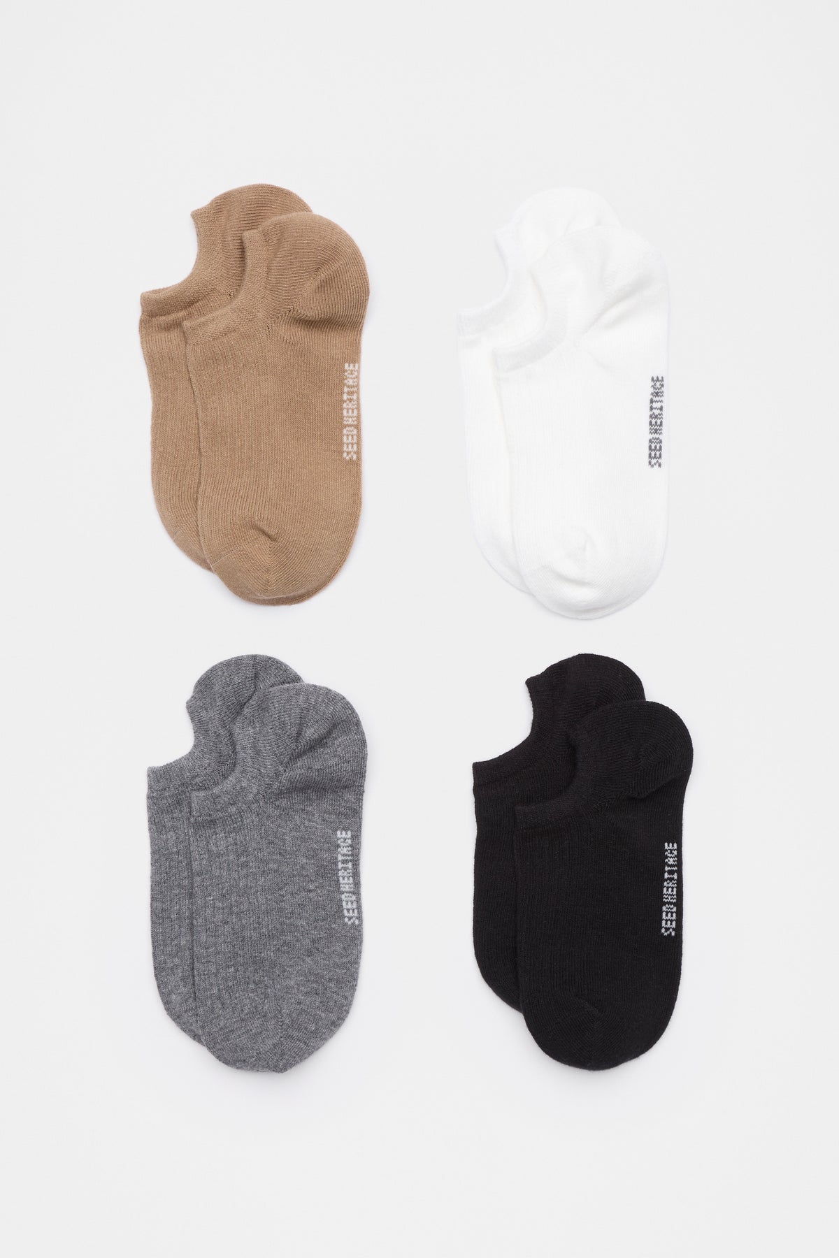 4 Pack Sneaker Socks