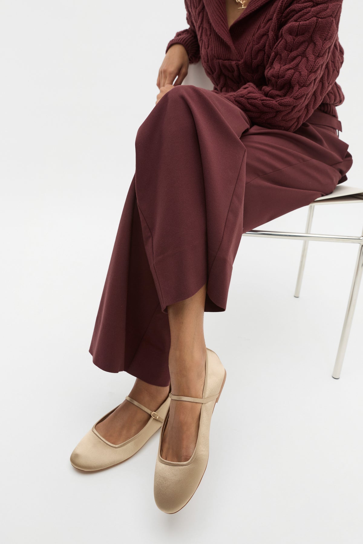 Kai Satin Ballet Flat