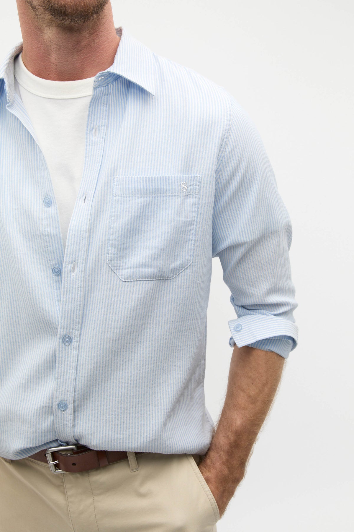 Texture Stripe Shirt