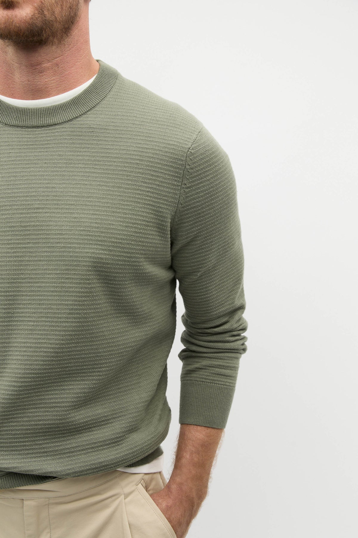 Ribbed Textured Knit