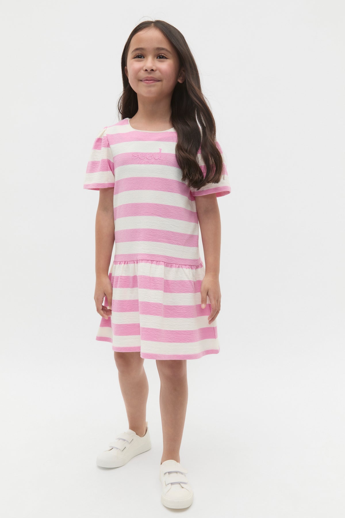 Stripe Logo Dress