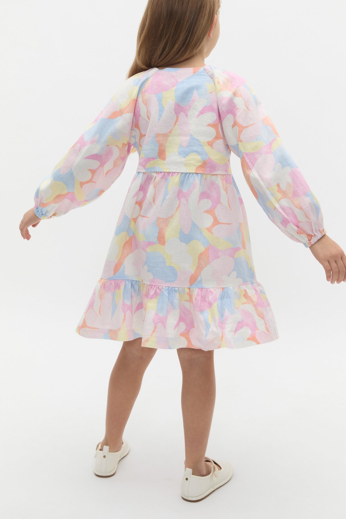Abstract Floral Dress