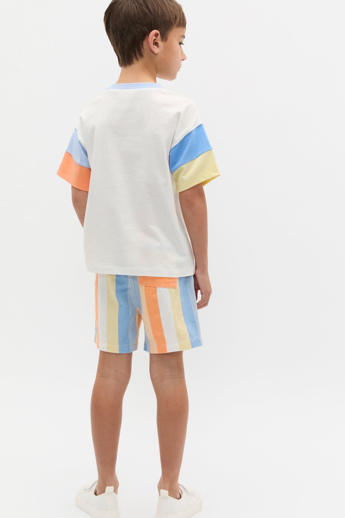 Panelled Logo Tee