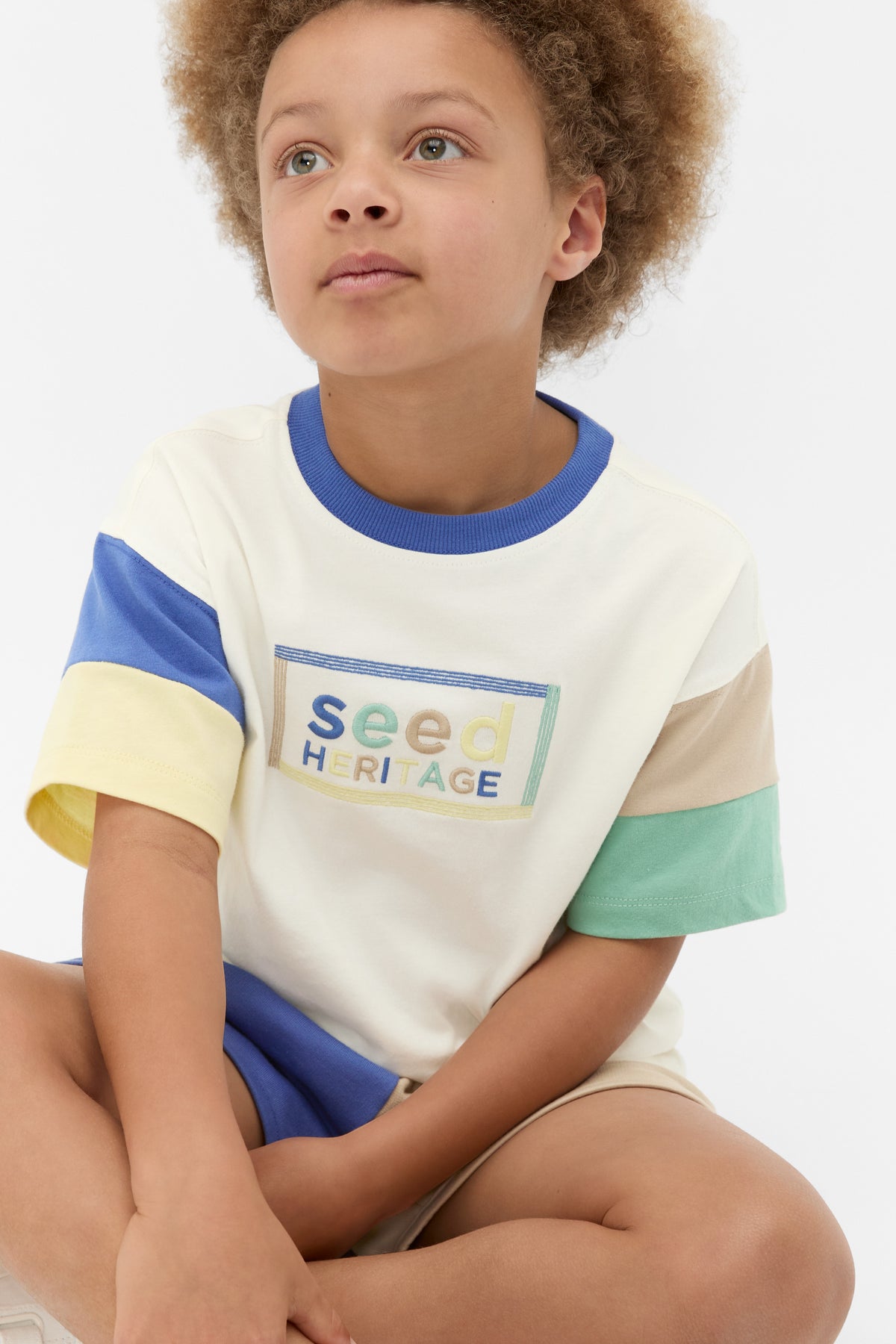 Panelled Logo Tee