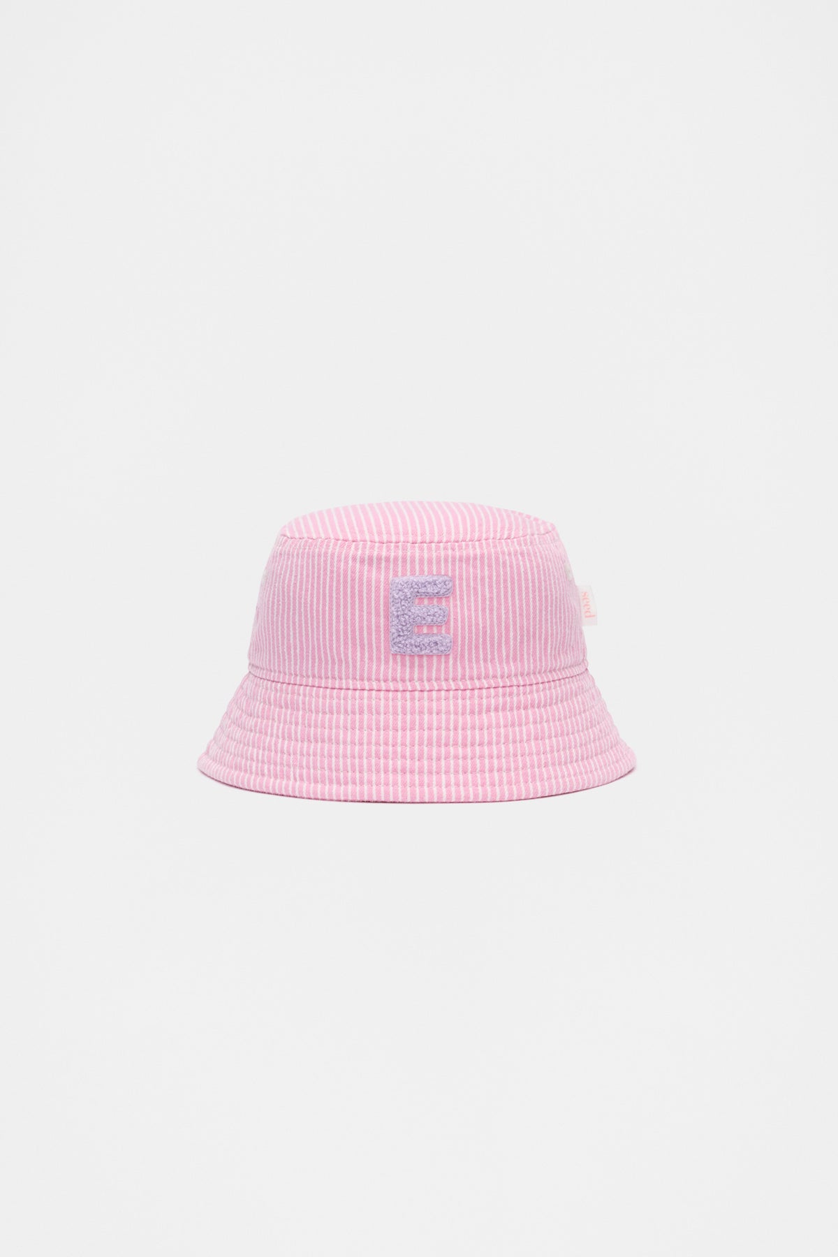 Pink Mini Initial Bucket Hat