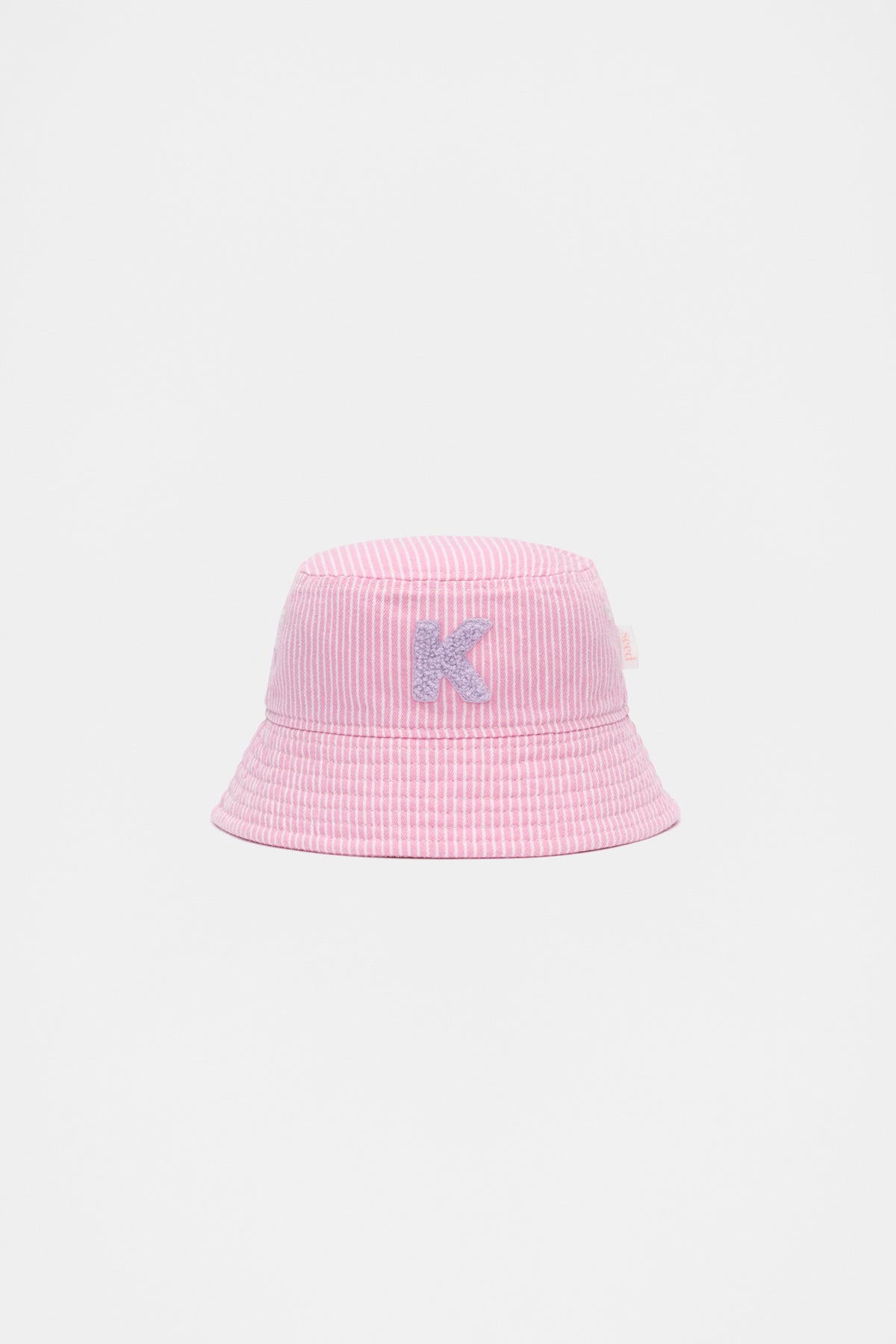 Pink Mini Initial Bucket Hat