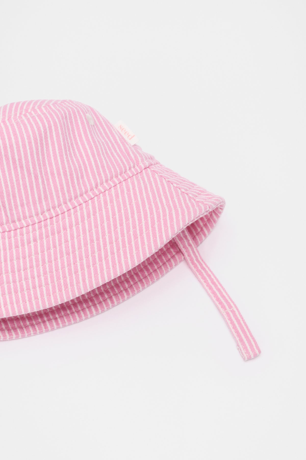 Pink Mini Initial Bucket Hat