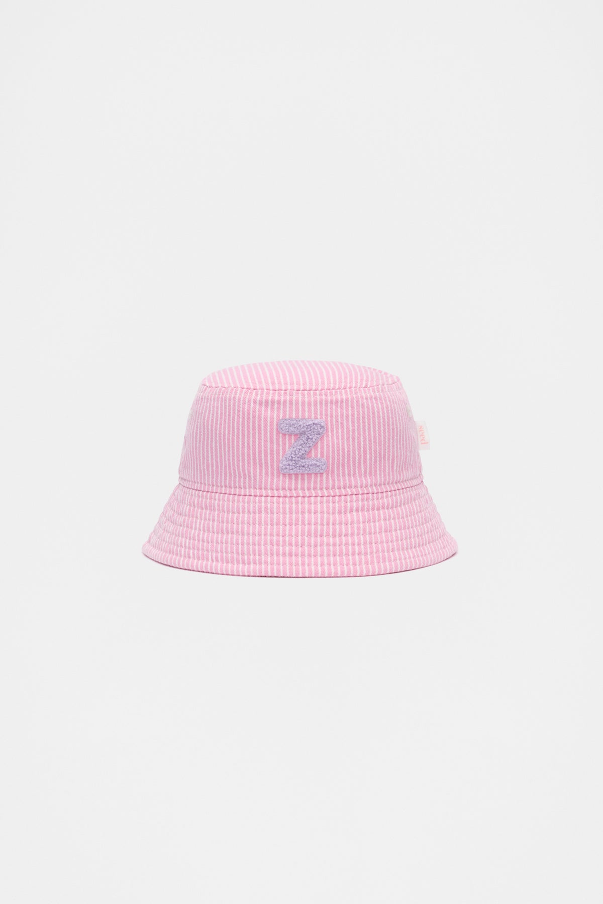 Pink Mini Initial Bucket Hat