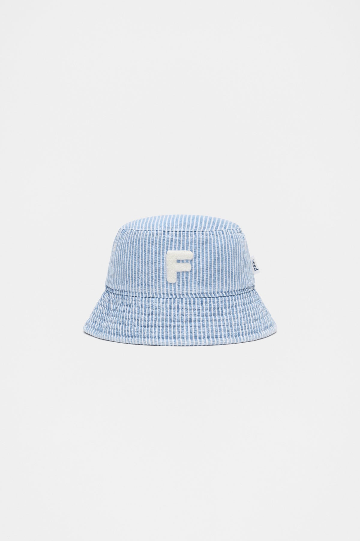 Blue Mini Initial Bucket Hat