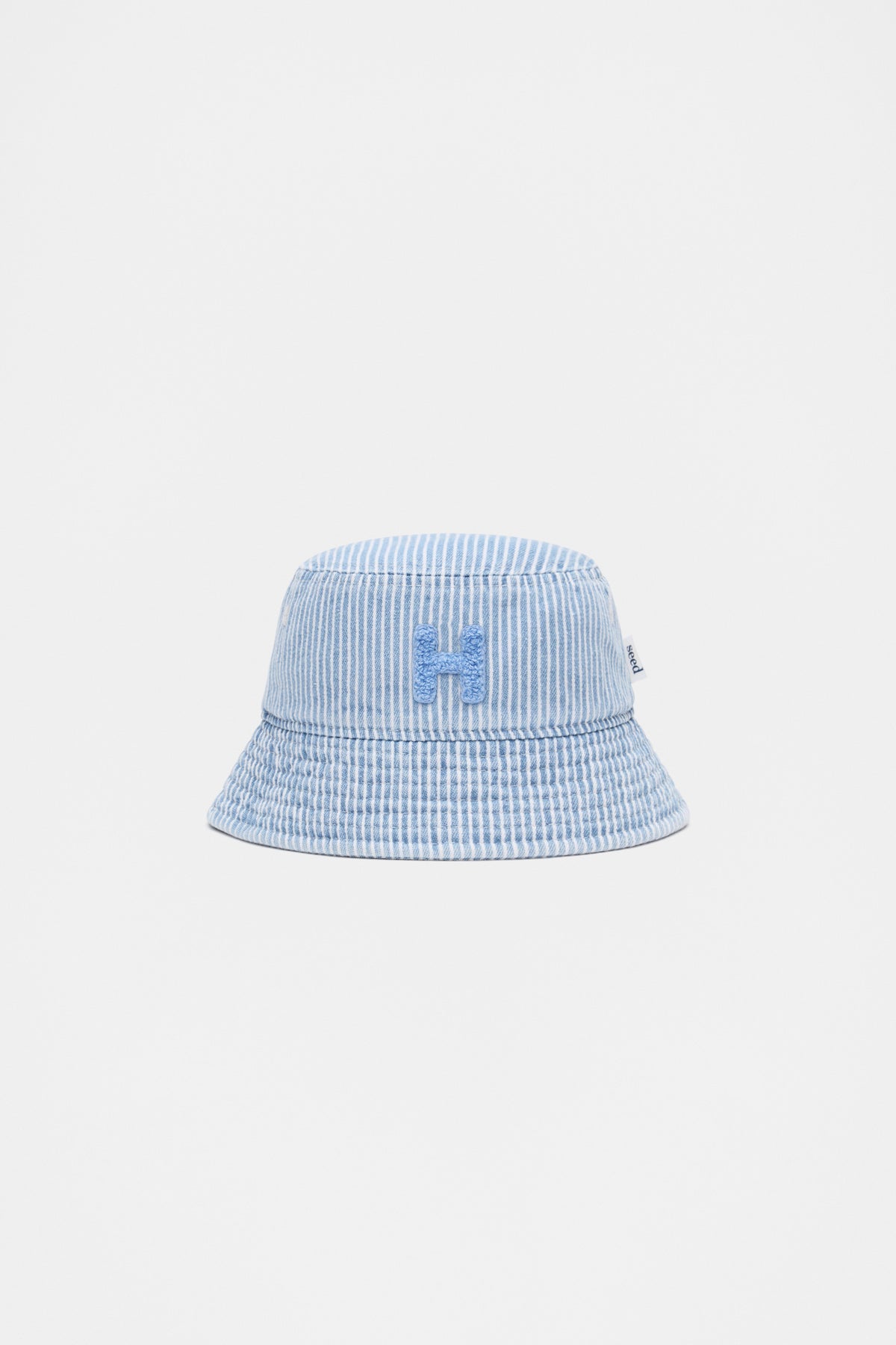 Blue Mini Initial Bucket Hat