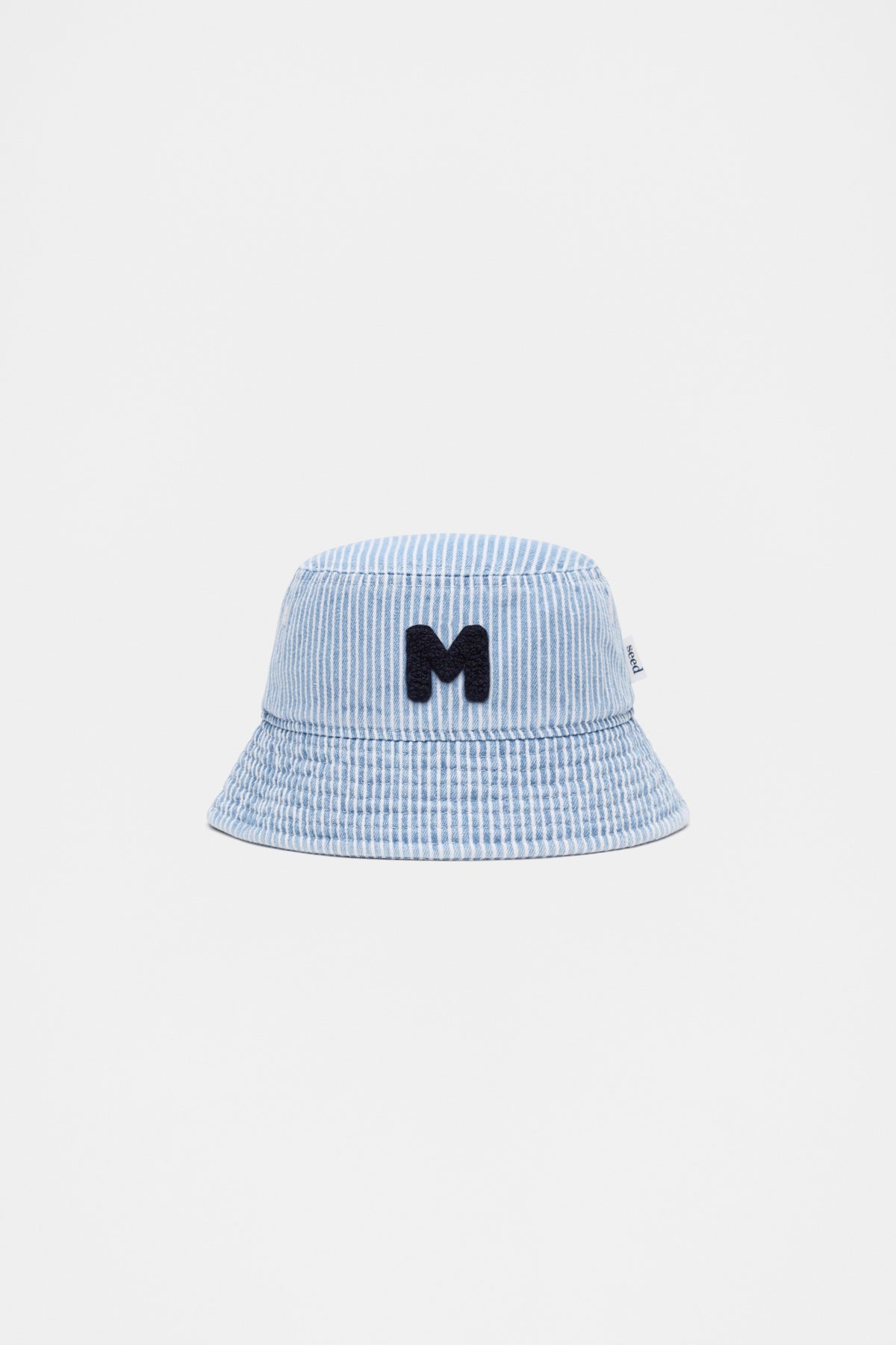 Blue Mini Initial Bucket Hat