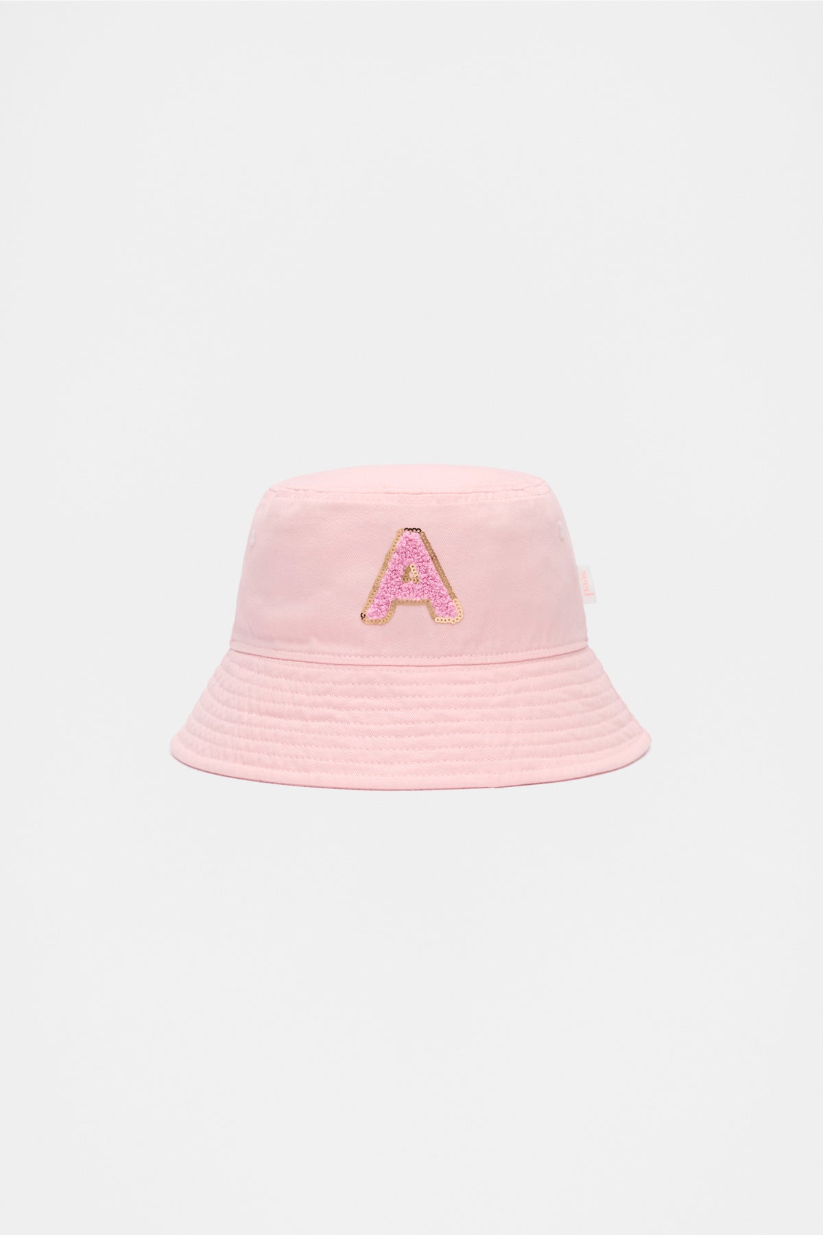 Pink Initial Bucket Hat